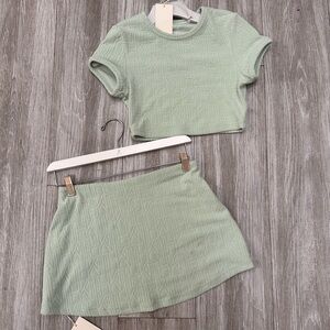 Kith Vera Monogram Towel Skirt Set